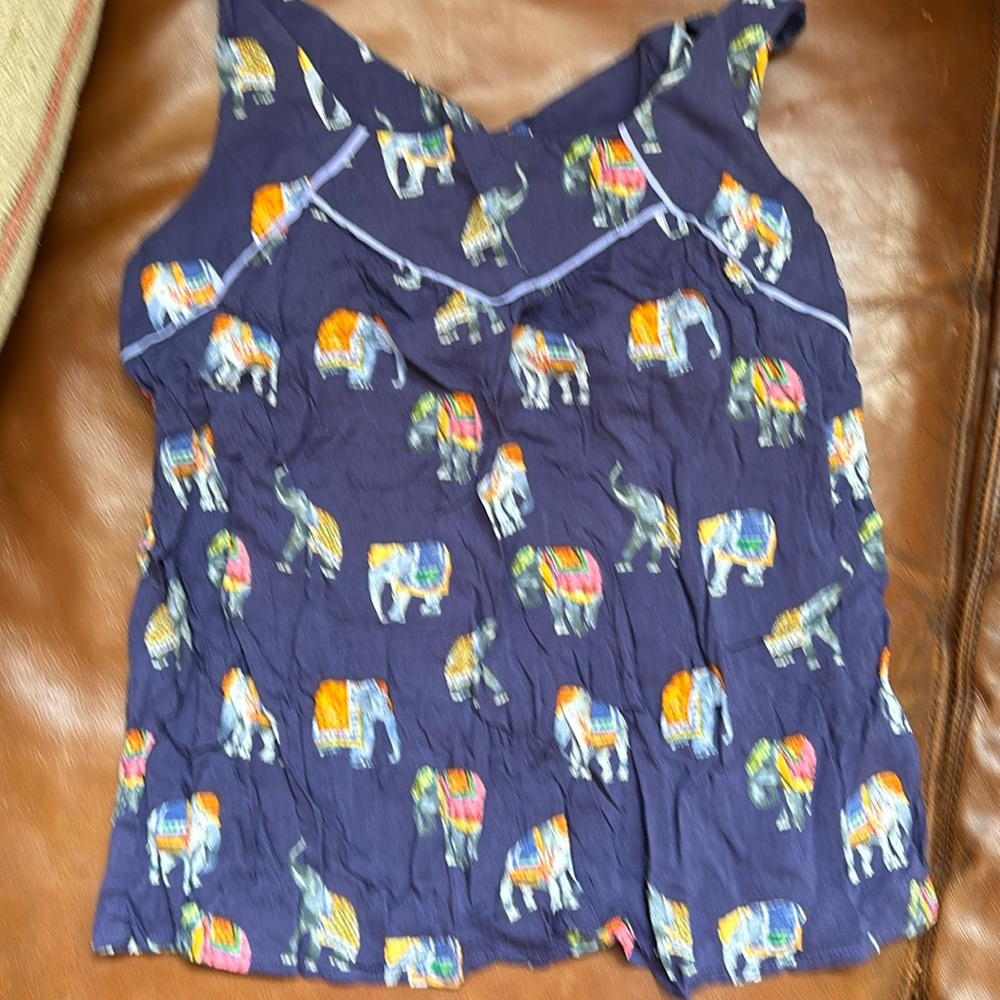 Anthropologie Maeve Elephant blouse